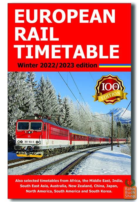european rail timetable winter 2015 2016 Kindle Editon